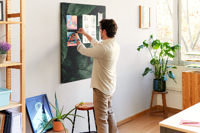 Tableau en liège Jungle de feuilles de plante