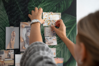 Tableau en liège Jungle de feuilles de plante