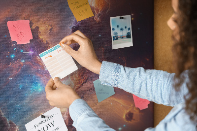 Tableau en liège Galaxy kosmos