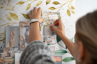 Tableau en liège Motif de fleurs