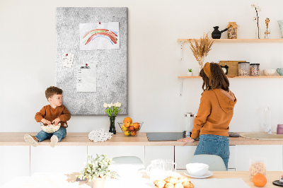 Tableau en liège Mur en béton