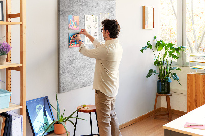 Tableau en liège Mur en béton