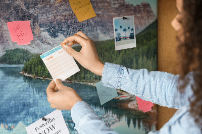 Tableau affichage en liège Paysage des montagnes