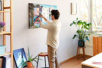 Tableau affichage en liège Paysage des montagnes