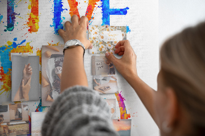 Tableau affichage en liège Citation positive