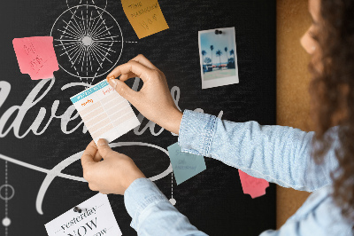 Tableau affichage en liège Aventure