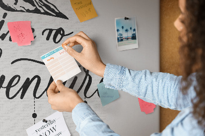 Tableau affichage en liège Citation inspirante