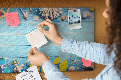 Tableau affichage en liège Choses côtières