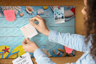 Tableau affichage en liège Choses côtières