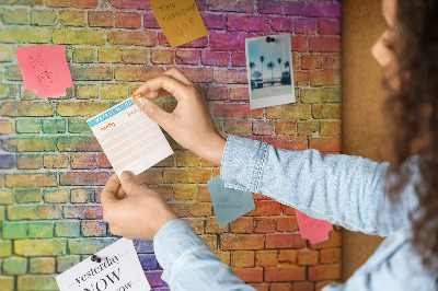 Tableau affichage en liège Mur peint