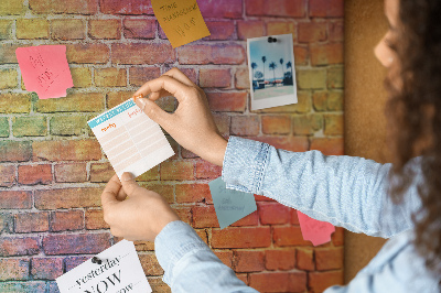 Tableau affichage en liège Mur peint