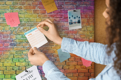 Tableau affichage en liège Mur peint