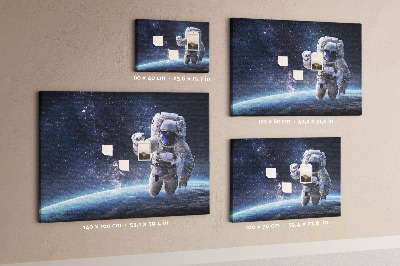 Tableau de liège décoratif Astronaute