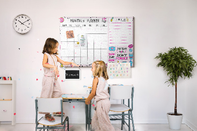 Tableau affichage en liège Planificateur de filles