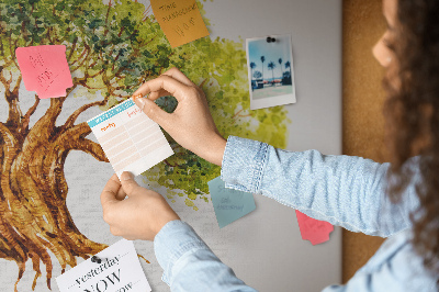 Tableau affichage en liège Arbre généalogique