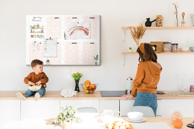 Tableau en liège Planificateur de décoration de maison