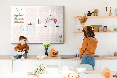 Tableau en liège Planificateur de décoration de maison