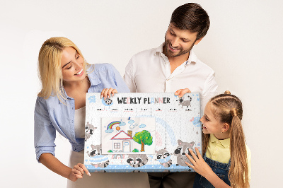 Tableau en liège Horaire des enfants