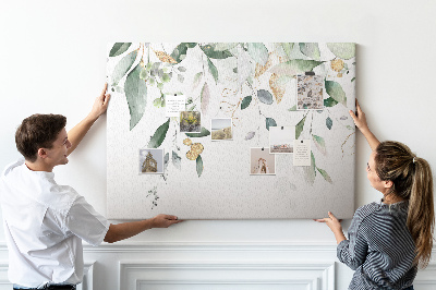 Tableau en liège Feuilles de plante natura