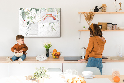 Tableau en liège Feuilles de plante natura