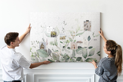 Tableau en liège Plantes feuilles