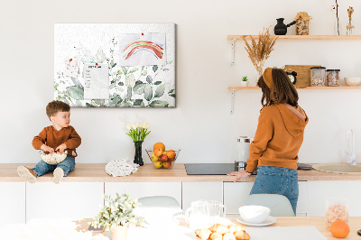 Tableau en liège Plantes feuilles