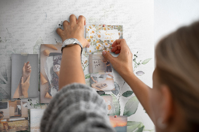 Tableau en liège Plantes feuilles