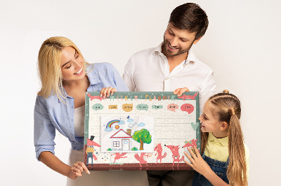 Tableau en liège Planificateur pour les enfants