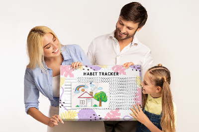 Tableau en liège Habitudes de suivi