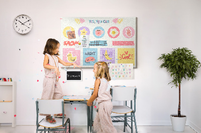 Tableau en liège Planificateur de l'école