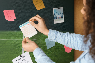 Tableau en liège Terrain de football