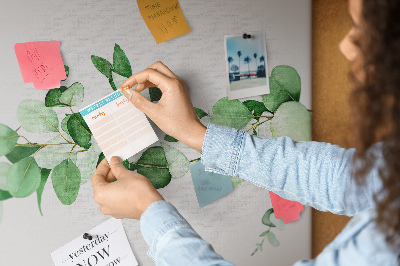 Tableau en liège Branches de la plante