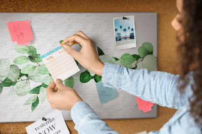 Tableau en liège Branches de la plante