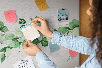 Tableau en liège Branches de la plante