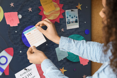 Tableau en liège Cosmos pour enfants