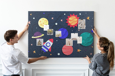 Tableau en liège Cosmos pour enfants