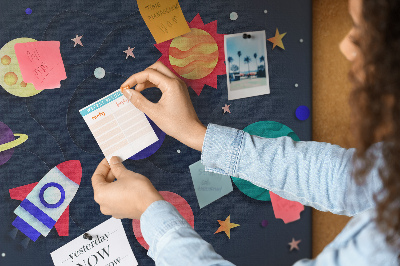 Tableau en liège Cosmos pour enfants