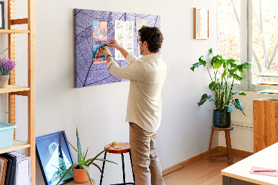 Tableau en liège Feuilles de nature