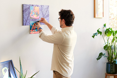 Tableau en liège Feuilles de nature