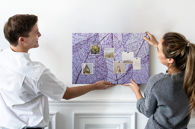 Tableau en liège Feuilles de nature