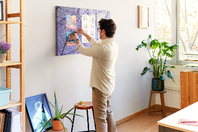 Tableau en liège Feuilles de nature