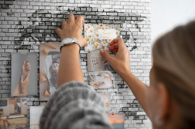 Tableau en liège Mur de briques