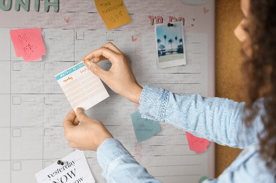 Tableau en liège Planificateur pour les enfants