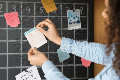 Tableau en liège Plan de cours