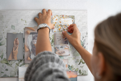 Tableau en liège Plantes feuilles