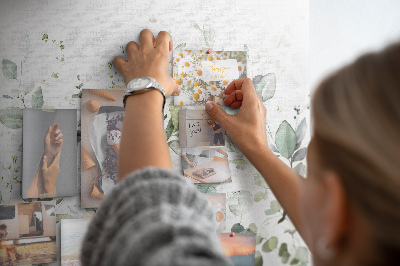 Tableau en liège Plantes feuilles