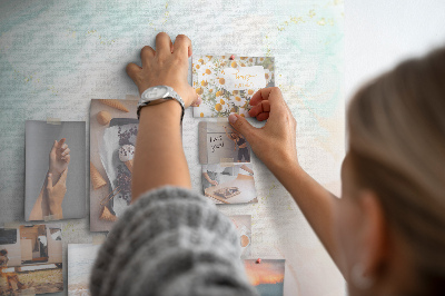 Tableau en liège Aquarelle en marbre