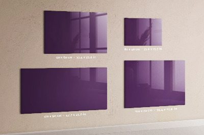 Tableau magnétique Couleur violette