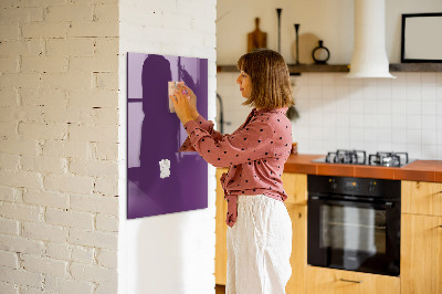 Tableau magnétique Couleur violette