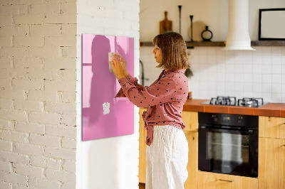 Tableau magnétique Couleur rose